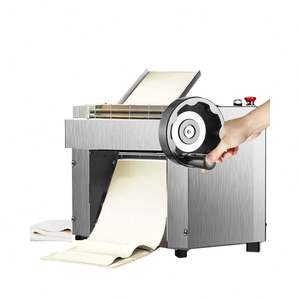 เครื่องรีดแป้งอัตโนมัติแบบตั้งโต๊ะ สเตนเลสสตีล สำหรับทำเบเกอรี่ พิซซ่า ขนมปัง และแป้งโดว์ - Product Image 6