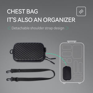 Mark Ryden Mini bandolera para hombre, bolso de pecho deportivo informal de gran capacidad, Mochila pequeña con forma de carrito, carteras F _ MR488 - Product Image 6