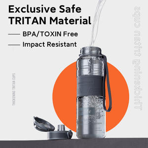 ขวดน้ำพลาสติกใสขนาดเล็ก 380 มล. 480 มล. ยี่ห้อ KANGZYUAN เป็นมิตรกับสิ่งแวดล้อม เหมาะสำหรับเด็กนักเรียน - Product Image 3