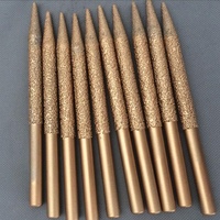 Outils de routeur CNC pour la sculpture de la pierre, avec nez de boule, fraise pour graver le marbre, 9*6*12mm