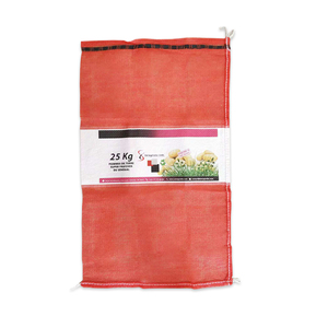 Bolsas de Malla Tejida de PP de Alta Calidad con Logotipo Personalizado para Patatas y Cebollas, 20 kg, 25 kg, Modelo <span class=keywords><strong>M110</strong></span> para Uso Agrícola - Product Image 5