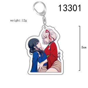Llavero de acrílico de anime <span class=keywords><strong>Lycoris</strong></span> <span class=keywords><strong>Recoil</strong></span> Nishikigi Chisato Inoue Takina, accesorios para bolsos, regalos - Product Image 6