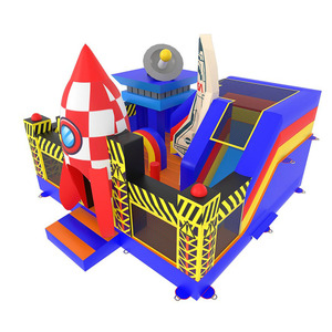 Château <span class=keywords><strong>gonflable</strong></span> commercial pour enfants, thème navette spatiale aérospatiale, <span class=keywords><strong>structure</strong></span> de jeu pour locations événementielles - Product Image 2