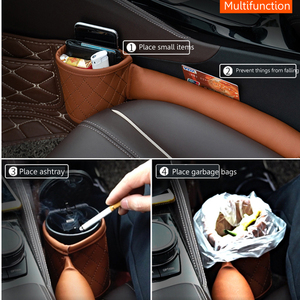 Fente en cuir Bouchon Rembourrage Étui De Protection Stop <span class=keywords><strong>Goutte</strong></span> Siège Auto Remplissage Organisateur - Product Image 5