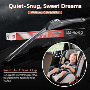 Oferta: Limpiaparabrisas Universales de 12-28 Pulgadas para Autos, de Goma Natural Suave - Product Image 6