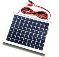 Mini panneau solaire PERC monocristallin 5W 3W 10W pour chargeur de batterie DIY, électronique, charge de petits appareils