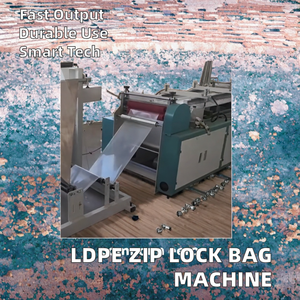 Neue LDPE-Polyethylen-Kunststoff-Reißverschluss-Beutel herstellungs maschine Versiegelung maschine für Produktions anlagen mit Kern lager komponenten - Product Image 2