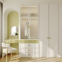 Armoire de Rangement pour Enfants au Design Moderne et Adorable, Meuble de Chambre Durable en Bois Grande Capacité Gain de Place pour Filles et Garçons
