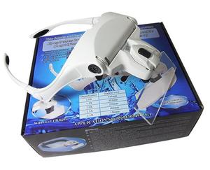 1.0x,1.5x,2.0x,2.5X,3.5X एलईडी ताल हेडबैंड का छज्जा ताल के साथ एलईडी प्रकाश आवर्धक कांच 5 लेंस (BM-MG3020) - Product Image 5