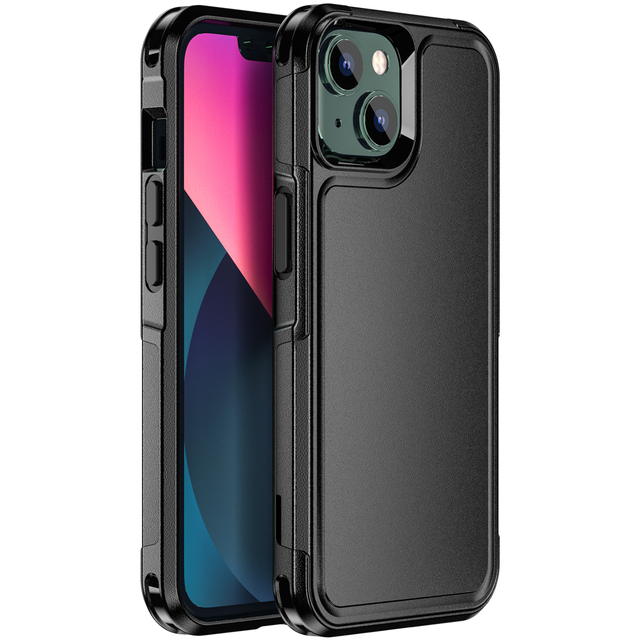 High Quality Hard 2 in 1 Hybrid Tough armor Rugged Mobile Phone Cover case for iphone 17 air Promax 16 Se Plus 15 14 13 12 11