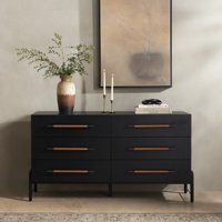 Commode minimaliste à large capacité de rangement, meuble de chambre en bois, commode à tiroirs, armoire de rangement de chambre, buffet