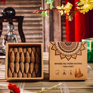 Paquete de Incienso de Agarwood Puro en Cono, 100% Natural, Polvo de Agarwood Orgánico, Ecológico, de Larga Duración, Hecho a Mano, Aromaterapia, Lavanda - Product Image 3