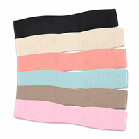 Bande de Résistance en Silicone à Cinq Niveaux pour Exercices des Jambes, des Hanches et des Fessiers, Logo UV Personnalisé, Marque Privée, Vente en Gros, Fournisseur d'Usine