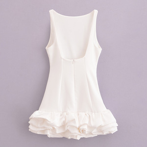 <span class=keywords><strong>Vestidos</strong></span> <span class=keywords><strong>Cortos</strong></span> Blancos con Volantes para Mujer Tendencia 2024 Verano <span class=keywords><strong>De</strong></span> Una Pieza Nuevo Y2k Elegante <span class=keywords><strong>Fiesta</strong></span> Juvenil Vintage Chic Entallado - Product Image 6