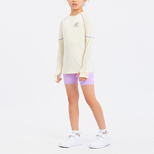 Recién llegado, diseño de camisas de manga larga para niñas, ropa deportiva para gimnasio, ropa deportiva para Yoga, ropa deportiva para niños, ropa deportiva para niñas - Product Image 2