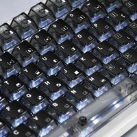 Clavier mécanique gaming en alliage d'aluminium MTC75 [Clavier personnalisé 75 touches] avec bouton rotatif et touches PC pour intégration verticale/Creator