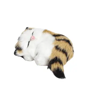 Mini Furreal Friends Cute Tabby Cat Ornamental Toy