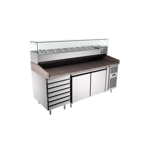 4 ~ 10 Chảo salad/Pizza hiển thị truy cập/bar chuẩn bị Máy làm lạnh - Product Image 1