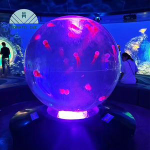 Aquarium en acrylique transparent sur mesure TOMATO INC pour la conception de paysages de resorts de luxe - Product Image 2