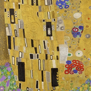 Riproduzione di livello museale del dipinto 'Il Bacio' di Gustav Klimt, tecnologia digitale ad alta definizione su tela, ecologica e resistente ai raggi UV. - Product Image 5
