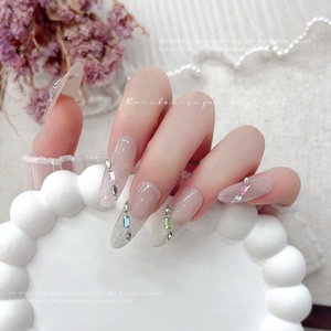 Paso Sico Flat Back Regenbogen Zucker 3D French Nail Art Roter Kristalls chmuck Kleine quadratische gebohrte Strass steine Navette Baguette Form - Product Image 3