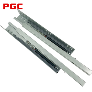 Furniture Drawer hidden drawer slide push to open full extension sliding kitchen iron drawer slide