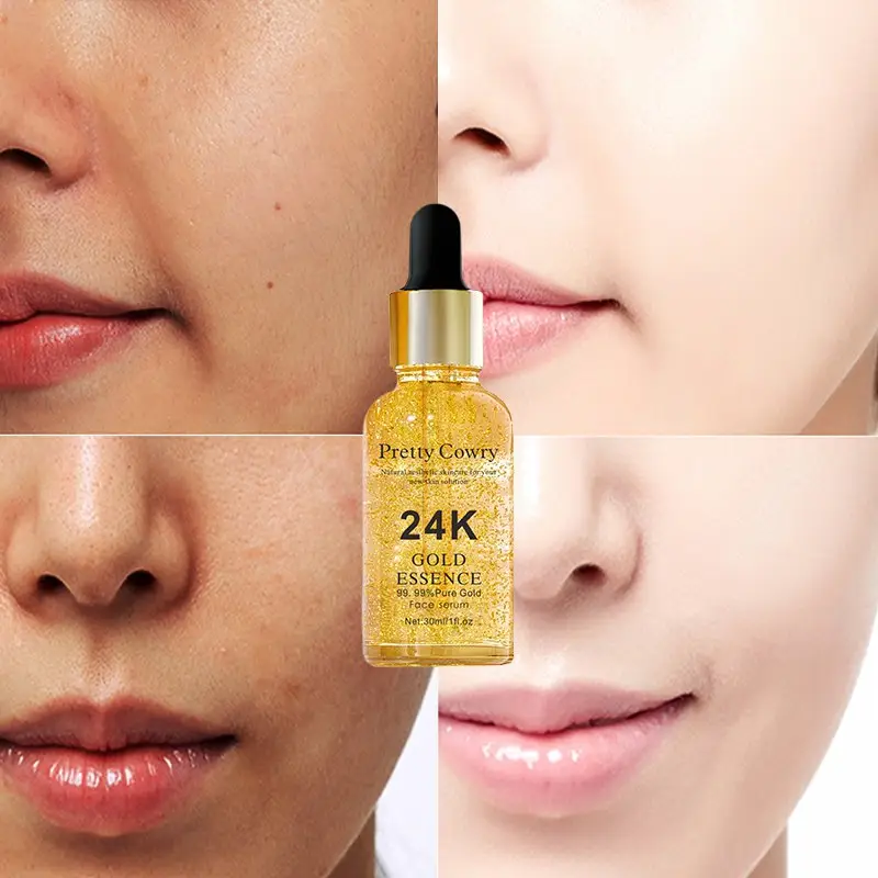GMPC Private Label OEM hübsche Kauri Hautpflege 100% reines natürliches 24K Gesichts serum