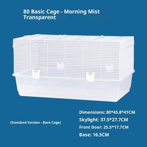 Hamster taban kafes 80cm büyük altın ayı yüksek şasi tam Set koşu tekerlek düğmesi kapatma ile çevre dostu plastik kafes - Product Image 6