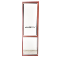 Ventanas de Aluminio Arqueadas Personalizadas, Abatibles Verticalmente hacia Afuera, con Aislamiento Térmico para Hotel o Villa