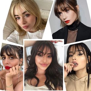 <span class=keywords><strong>Frange</strong></span> à Clip cheveux humains <span class=keywords><strong>frange</strong></span> vaporeuse <span class=keywords><strong>frange</strong></span> avec branches postiches pour femmes Clip à Air plat soigné - Product Image 2