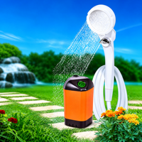 Douche électrique portable simple en ABS pour extérieur, chantier de construction, dortoir, modèle OEM/ODM