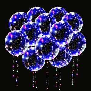 20" Christmas Wedding Birthday Decoration Glow Inflatable BOBO <b>Ball</b> Battery Luminous Balloon Set <b>Led</b> Lights Bubble Gift Toy - Product Image 1