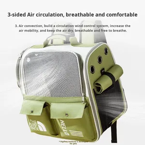 Köpek katı moda Oxford sırt çantası nefes büyük kapasiteli dört mevsim çevre dostu uzay kapsül malzemeleri - Product Image 2