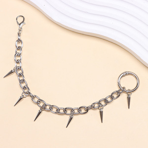 Studded <b>Chain</b> Shoe <b>Chain</b> For Combat <b>Boots</b> Flat Heel Round Toe Fashion Trend Accessory Yiwu Origin - Product Image 6