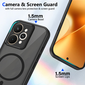 Funda Magnética para Realme 15 Pro 15T 14 Pro Plus, Protección Contra Caídas de Grado Militar, Translúcida, Mate, Antigolpes, Antihuellas - Product Image 4