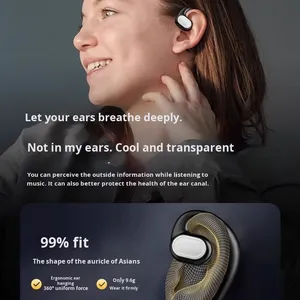 Nuovo commercio all'ingrosso Wireless per BT5.4 TWS auricolare Non In-Ear LED riduzione del rumore per Huawei per <span class=keywords><strong>Apple</strong></span> per Xiaomi affari di classe - Product Image 2