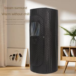 Sauna pliable cylindrique certifié CE, fourni directement par l'usine Pleke, 70x70x70cm, capacité de 3L, pour usage domestique, simple ou double. - Product Image 3