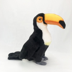 En gros Personnalisé Simulé Toucan Tissu En Peluche Jouet Mignon Toco Oiseau Doux Peluches Mascotte pour Les Occasions D'anniversaire - Product Image 5