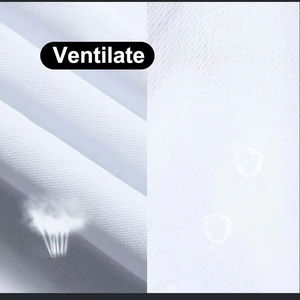 Ropa de la mejor calidad Chef hombres manga corta restaurante clásico uniforme camarero Chef abrigo logotipo personalizado - Product Image 4