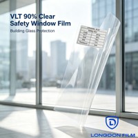 Película Solar para Ventanas de Auto, Anti-Rayones, 90% VLT, Nano Cerámica, Sin Niebla, Garantía de 10 Años