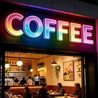Letrero de Canal Luminoso LED RGB 3D Personalizado, Logotipo Iluminado Programable a Todo Color, Resistente al Agua IP65 para Exteriores, Empresas, Centros Comerciales