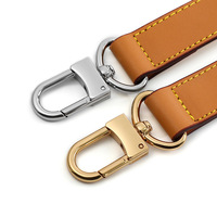 Sangle de sac interchangeable en cuir véritable marron de haute qualité, tendance et luxueuse, disponible en plusieurs tailles, pour porté croisé ou à l'épaule