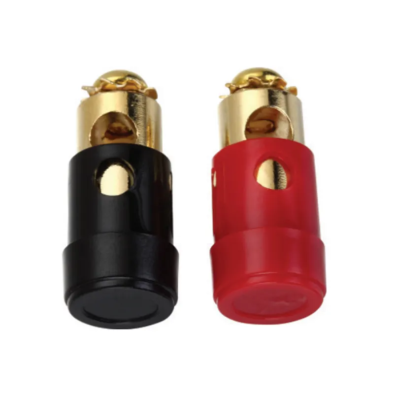 Rood Zwarte Lente Geladen Sub-Woofer Mand Audio Luidsprekerkabel Sluit Binding Post Terminal