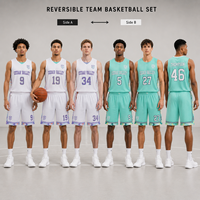 Ensemble de débardeurs d'entraînement de basketball réversibles personnalisables 2026 pour adultes et enfants, conception libre, prix de gros avantageux, une pièce