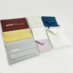 <span class=keywords><strong>Luda</strong></span> กระเป๋าไมโครไฟเบอร์พิมพ์โลโก้ออกแบบได้ตามต้องการพร้อมบรรจุภัณฑ์สำหรับแสดงเครื่องประดับที่มีฝาปิดต่างหูสร้อยคอหนังนิ่มสำหรับแสดงเป็นของขวัญ - Product Image 2