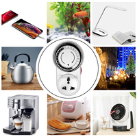 Minuteur programmable 24 heures, interrupteur minuterie universel, prise mécanique 220V 16A, prise européenne, prise EU, prise murale EU