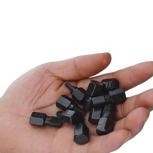 <b>Screw</b> Removal Tool Kit 10 Pc <b>Set</b> Imperial Inch Socket <b>Extractor</b> Industrial Grade Magnetic Drive 0.5 In - Product Image 2