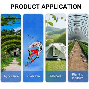 Опорные стойки из стекловолокна для сельского хозяйства: многоразовые высокопрочные стержни/трубы из стекловолокна для оливковых/яблоневых деревьев - Product Image 3