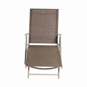 Chaise longue de plage et de <span class=keywords><strong>piscine</strong></span>, chaise inclinable d'extérieur, chaise longue à sept positions, chaise longue en résine à <span class=keywords><strong>lattes</strong></span>, chaise longue en aluminium pliable multi-usages pour l'extérieur - Product Image 4