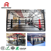 Ring de boxe modulaire personnalisé Matrix Cycle, plateforme de compétition multifonctionnelle pour la boxe, la gym et l'entraînement en arts martiaux
